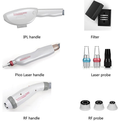 3-in-1 Portable Professional ND YAG & IPL Laser Machine – Hair, Tattoo & Pigment Removal, Skin Rejuvenation