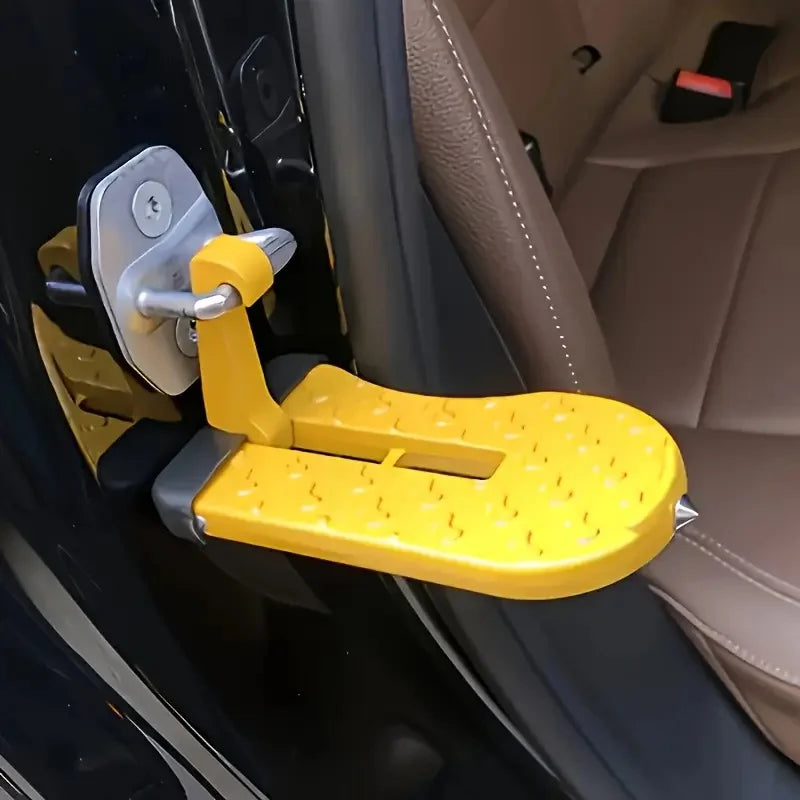 Foldable Car Door Step – Universal Heavy-Duty Metal Roof Access Assistant for Most Vehicles