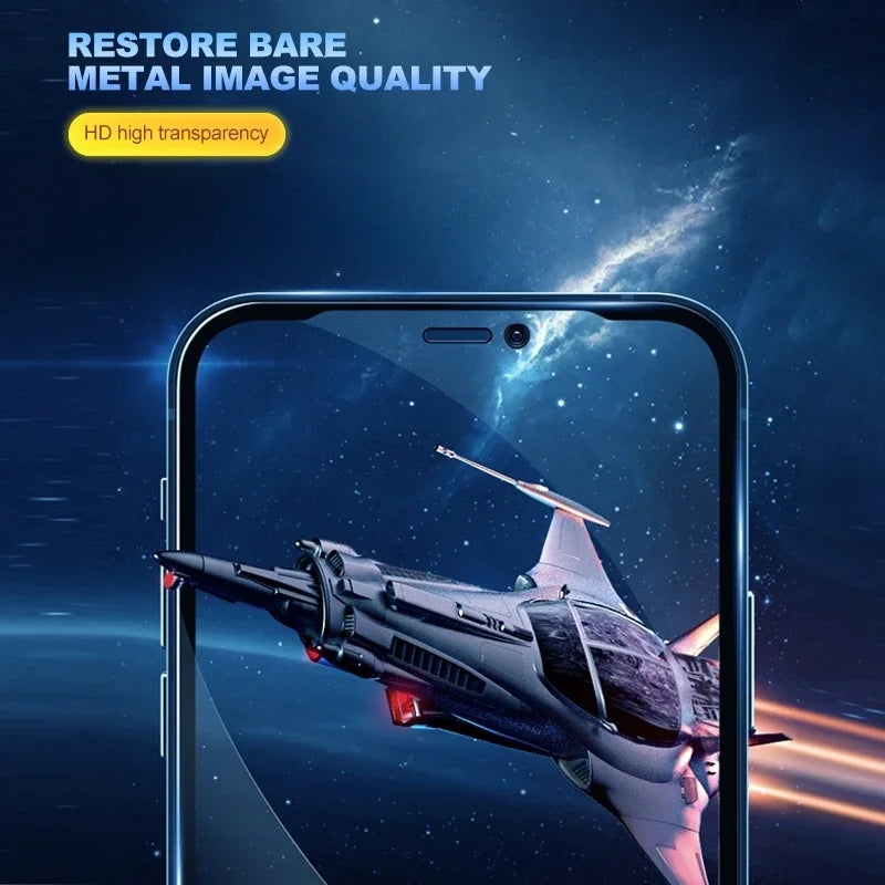 2 Pcs Ceramic Screen Protector for iPhone - High Clear Flexible Soft Porcelain Film - Compatible with iPhone 11, 12, 13, 14, 15 Pro Max, X, Xs, Xr, 7, 8, 6s, 15 Plus