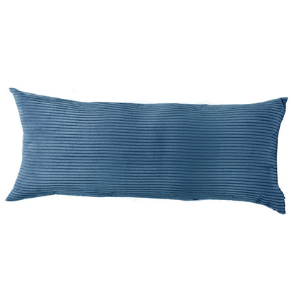 Striped Corduroy Body Pillow Cover - Plush Long Cushion Case for 50x70/50x100/50x120CM Bedding & Home Comfort