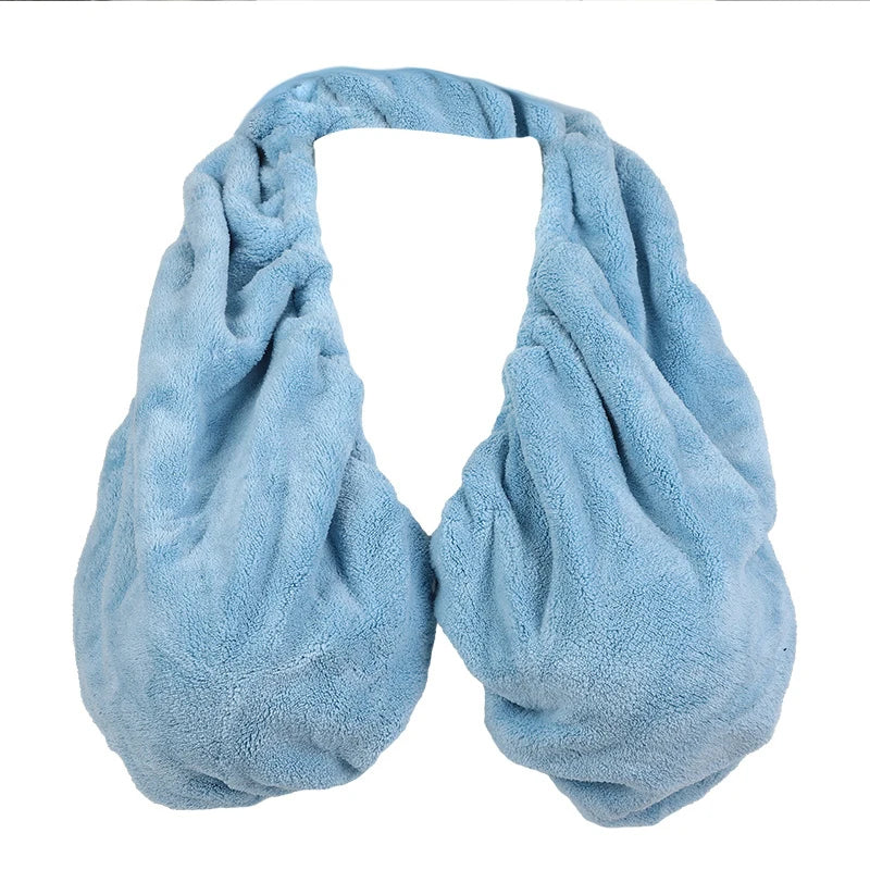 Women's Strapless Tube Top Bra - Breathable Nursing-Friendly Bath Towel Wrap with Hanging Neck Design