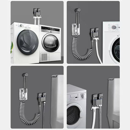 Double Control Washing Machine Faucet - Dual Outlet Triangle Valve Water Tap for Toilet and Washing Machine Connection