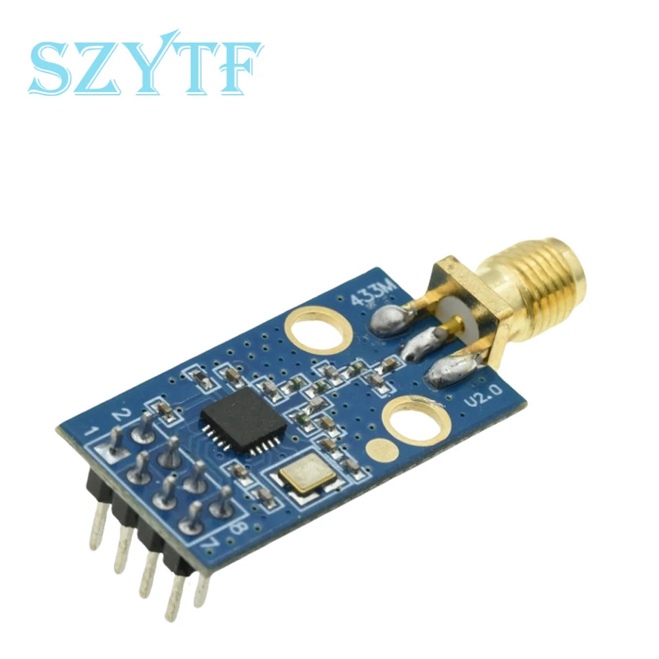 CC1101 433MHz Wireless Transceiver Module with SMA Antenna – Compatible with Arduino Projects
