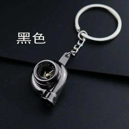 Creative Metal Car Keychain — Zinc Alloy Turbo, Gearbox & Brake Disc Pendant for Men’s Birthday or Dad Gift
