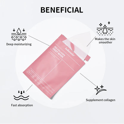 Bio-Collagen Deep Hydrating Hydrogel Mask – Overnight Collagen Mask for Firming & Pore Minimizing