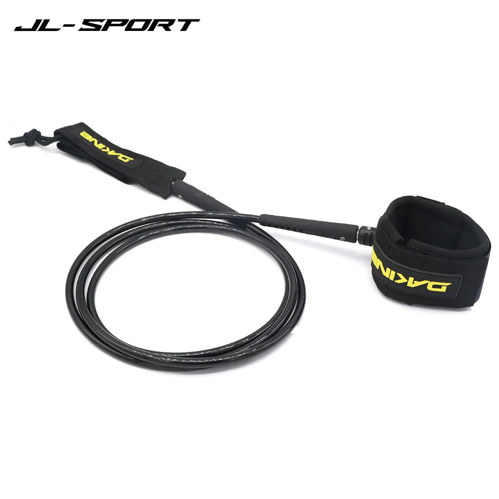 DK Brand Surfboard Leash – 6-9FT 7mm Foot Leash for Wind Surfing, Straight Foot Rope Accessory