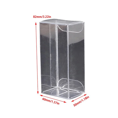 10/20/30/50/100pcs PVC Display Boxes — 1/64 Scale Car Model Toy Transparent Dustproof Exhibition Box for Collection & Gift Packaging