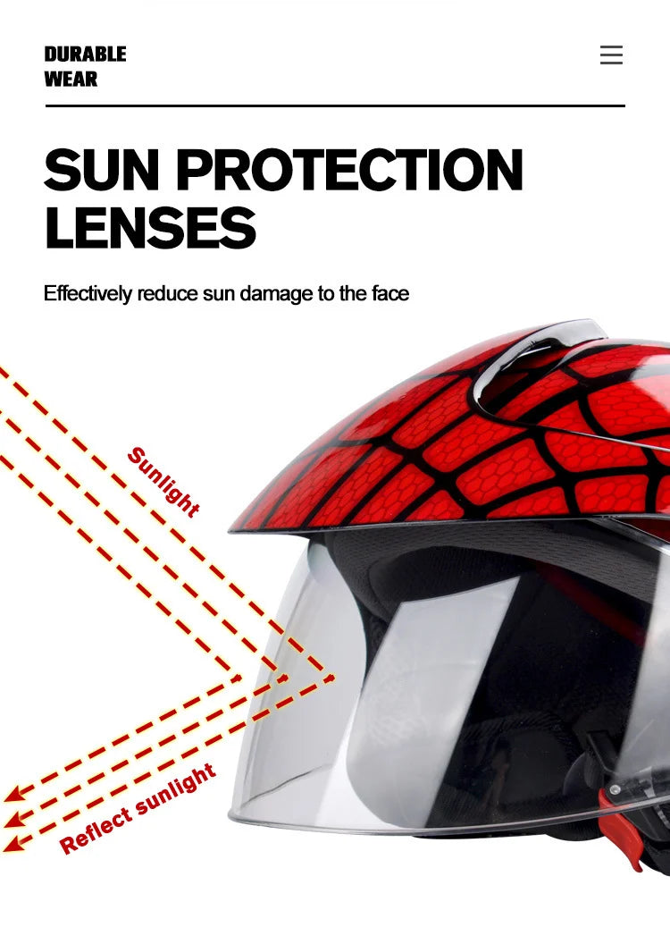 Child Motorcycle Helmet (3-9 Years) – ABS Unisex Safety Motocross & ATV Cross Helmet for Bicycle & Downhill Riding