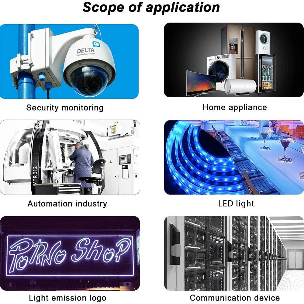 AC DC Switching Power Supply SMPS - 220V To 5V 12V 24V 36V Adapter For LED And Electronic Devices