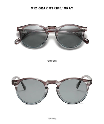 Retro Polarized Sunglasses — Small Round Vintage Shades for Men & Women