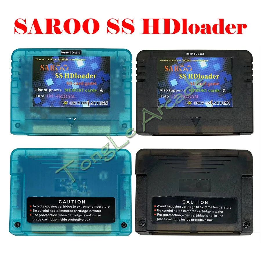 2025 V0.7 SAROO SS HDLoader Game Cartridge — SD/TF Card Support for Sega Saturn, Play Without CD