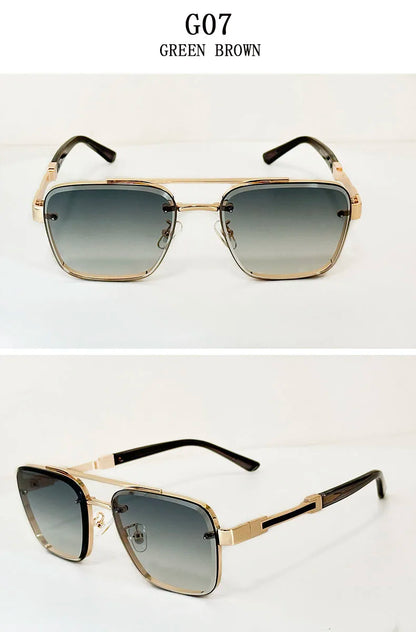 Luxury Square Sunglasses — Vintage Unisex Fashion Shades with UV Protection for Men & Women