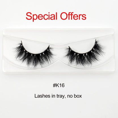 Visofree 3D Mink Eyelashes – 30/40/100 Pairs Handmade Full Strip Lashes with Tray, Cruelty-Free False Lashes for Makeup
