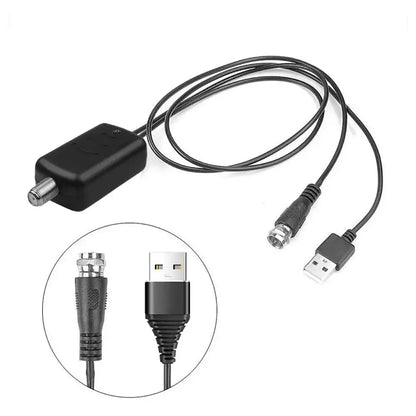 Digital TV Antenna Signal Amplifier – 4K UHD High-Definition Signal Enhancer for Better Reception