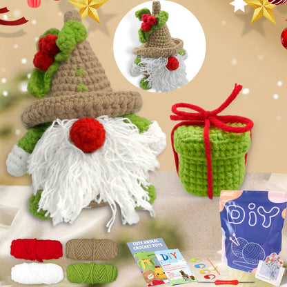 Animal Crochet Kit for Beginners - DIY Starter Set with Step-by-Step Knitting & Craft Supplies