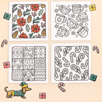 Into the Garden Coloring Book for Adults & Teens - Bold & Simple Designs with Plants, Flowers & Cute Animals