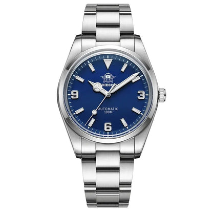 ADDIESDIVE Luxury Men’s Automatic Watch — BGW9 Luminous Bubble Mirror, Sapphire Glass, 100M Waterproof Steel Analog Timepiece
