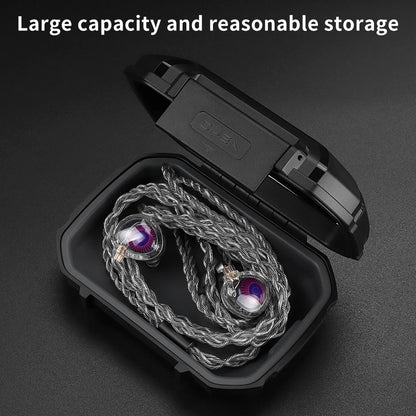 Earphone Accessories Hard Case – Waterproof, Shockproof, Dustproof Portable Storage Bag with Large Capacity