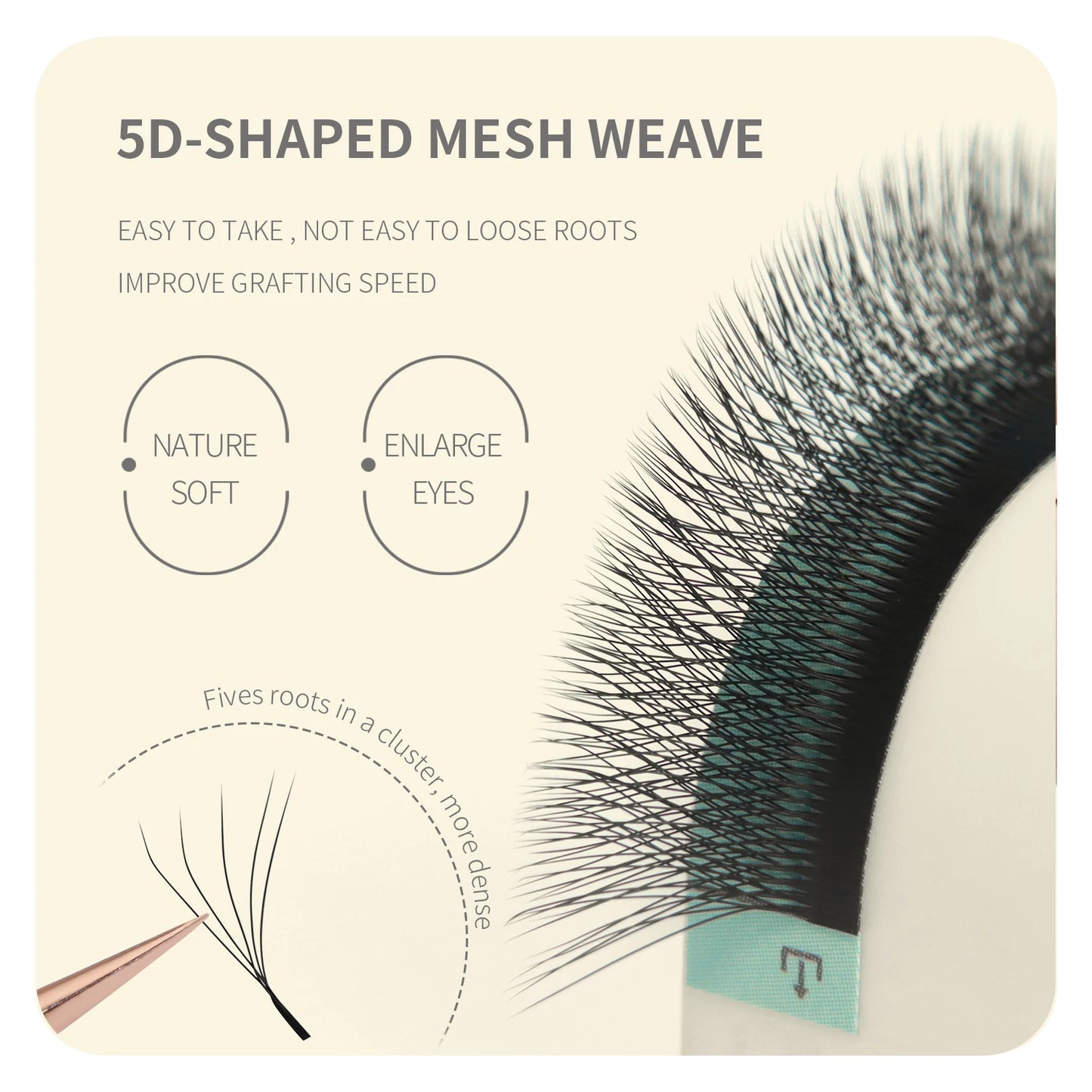 ANNAFRIS Premade Volume Lash Fans – YY 3D 4D 5D W-Shaped Automatic Flowering Mink Eyelash Extensions, Soft & Dense