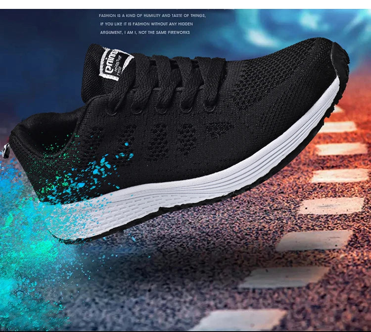 Women's Lightweight Lace-Up Flats – Fashionable Round Toe Nurse Sneakers, Comfortable Walking Shoes, Plus Size Available