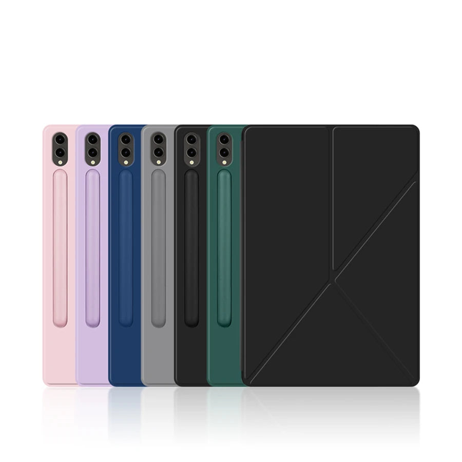 HUWEI Magnetic Case for Samsung Galaxy Tab - Smart Shell Stand Cover for S9 FE, S7, S8 Plus, S9FE, S7FE, S9+, S8+, S8, S9 Ultra