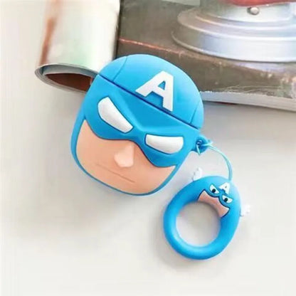 3D Cartoon Silicone Case for AirPods 1/2/3 & Pro 2 — Protective Wireless Earphone Charging Cover