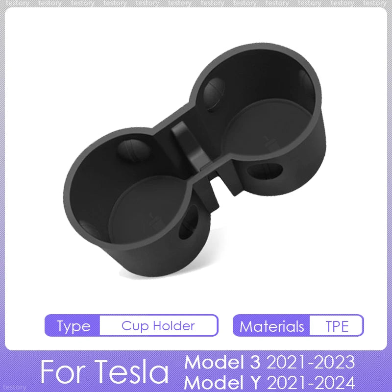 Tesla Model Y/3 Center Console Storage Box – Hidden Organizer Tray & Webcam Cover (2021–2024 Accessories)