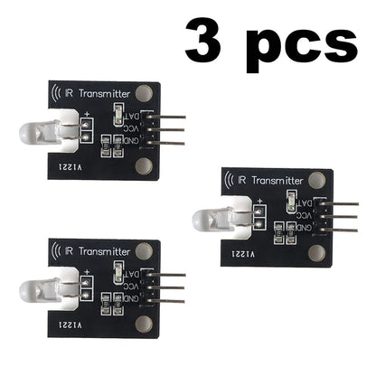 38KHz IR Infrared Transmitter Receiver Module Kit - 10M Range Remote Control Signal Learning for Arduino, Smart Home & RC Car