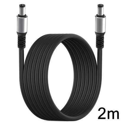 DC5521 Power Extension Cable - 5.5×2.1mm Male-to-Male DC Connector for Compatible Power Devices