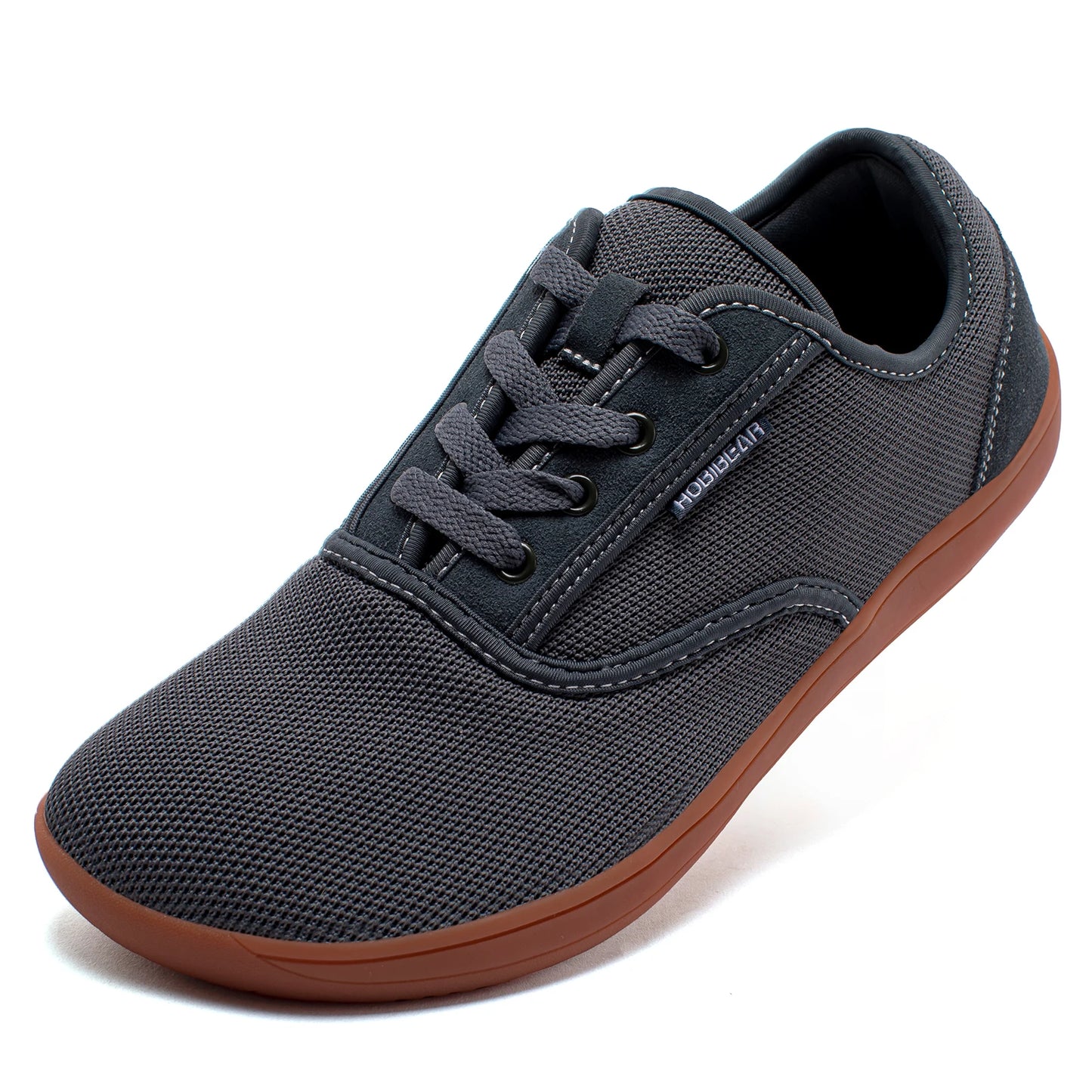 HOBIBEAR Wide-Toe-Box Barefoot Shoes for Men - Minimalist, Breathable, Comfortable Trail Walking Shoes