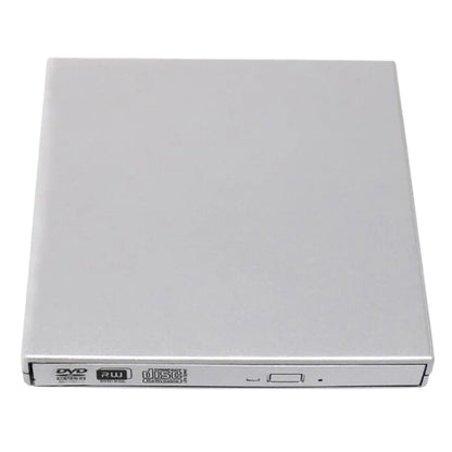 Professional Slim External DVD Drive – Low-Noise USB 2.0 DVD/VCD/CD-RW Burner & Player