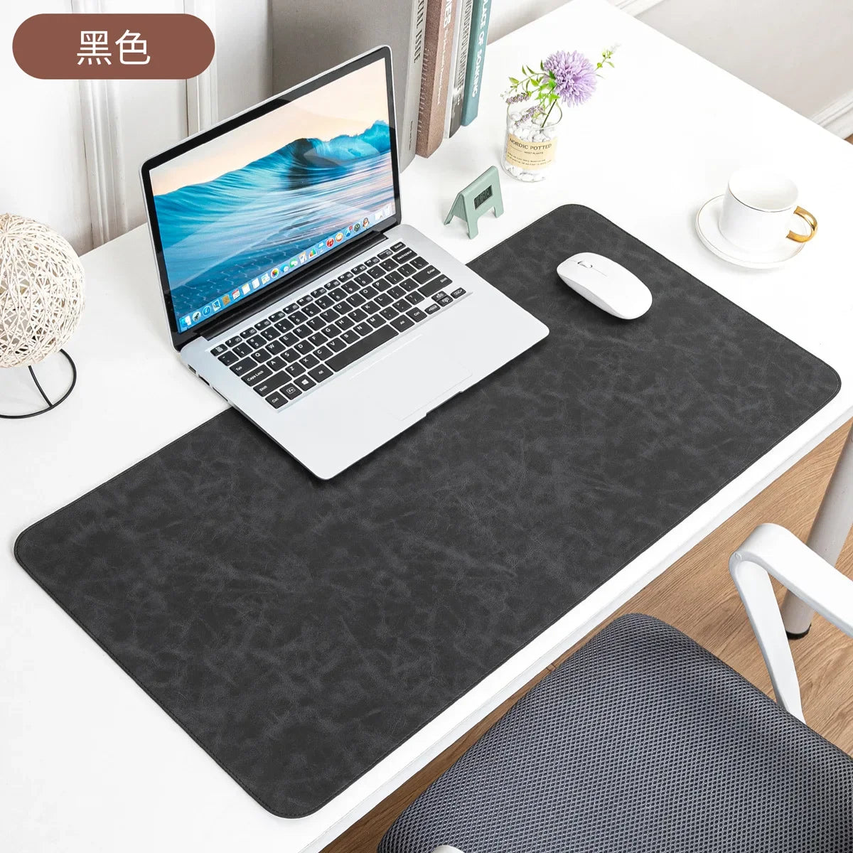Waterproof PU Desk Pad – Large Non-Slip Mouse Pad & Keyboard Mat for Computer Laptop, Easy to Clean Protective Cover