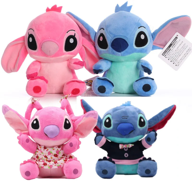 20cm Kawaii Stitch Anime Plush Doll – Soft Stuffed Toy for Kids, Baby, and Birthday Gifts