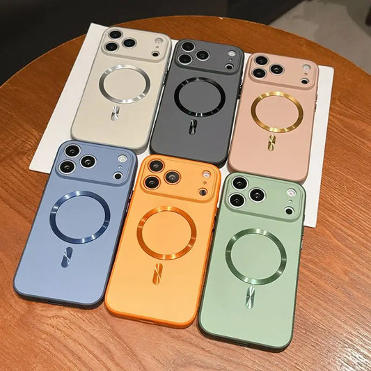 Luxury Skin Feel Magnetic Phone Case - Camera Protection Soft Cover for Xiaomi 12T, 13T, 14T, 15T & 17T Pro Series