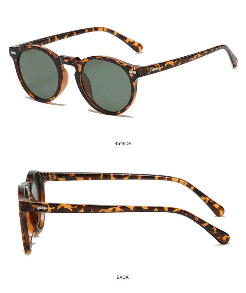 Retro Polarized Sunglasses — Small Round Vintage Shades for Men & Women