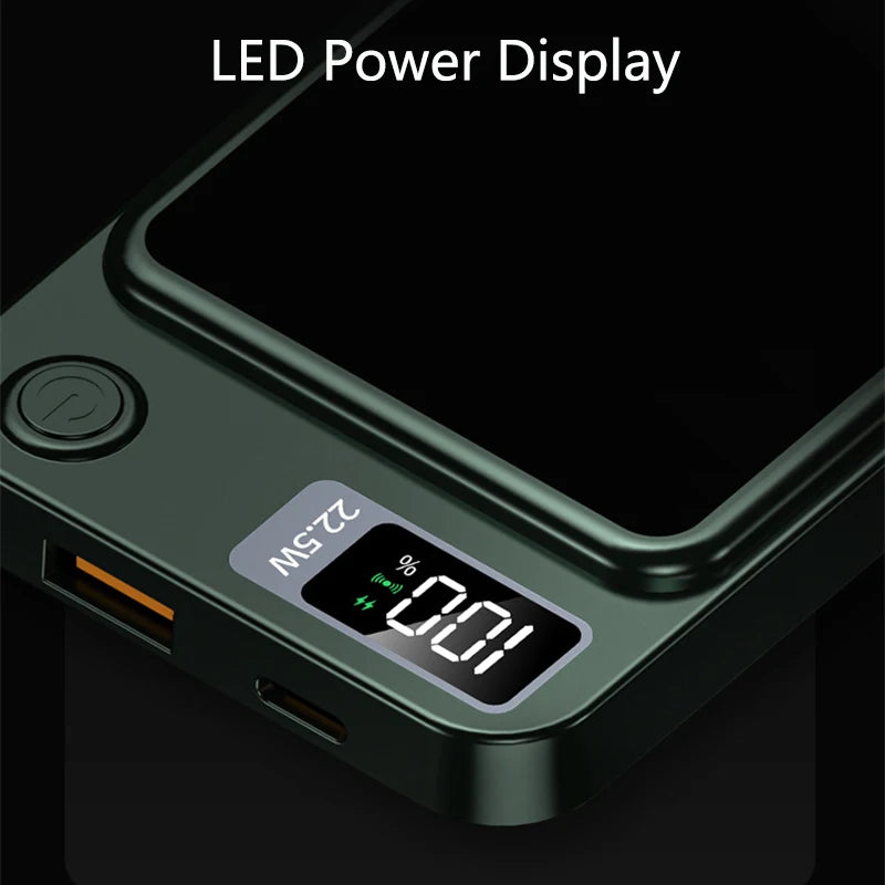 Magnetic Wireless Power Bank 50000mAh - 22.5W Fast Charging, PD 20W External Battery for iPhone, Huawei, Samsung