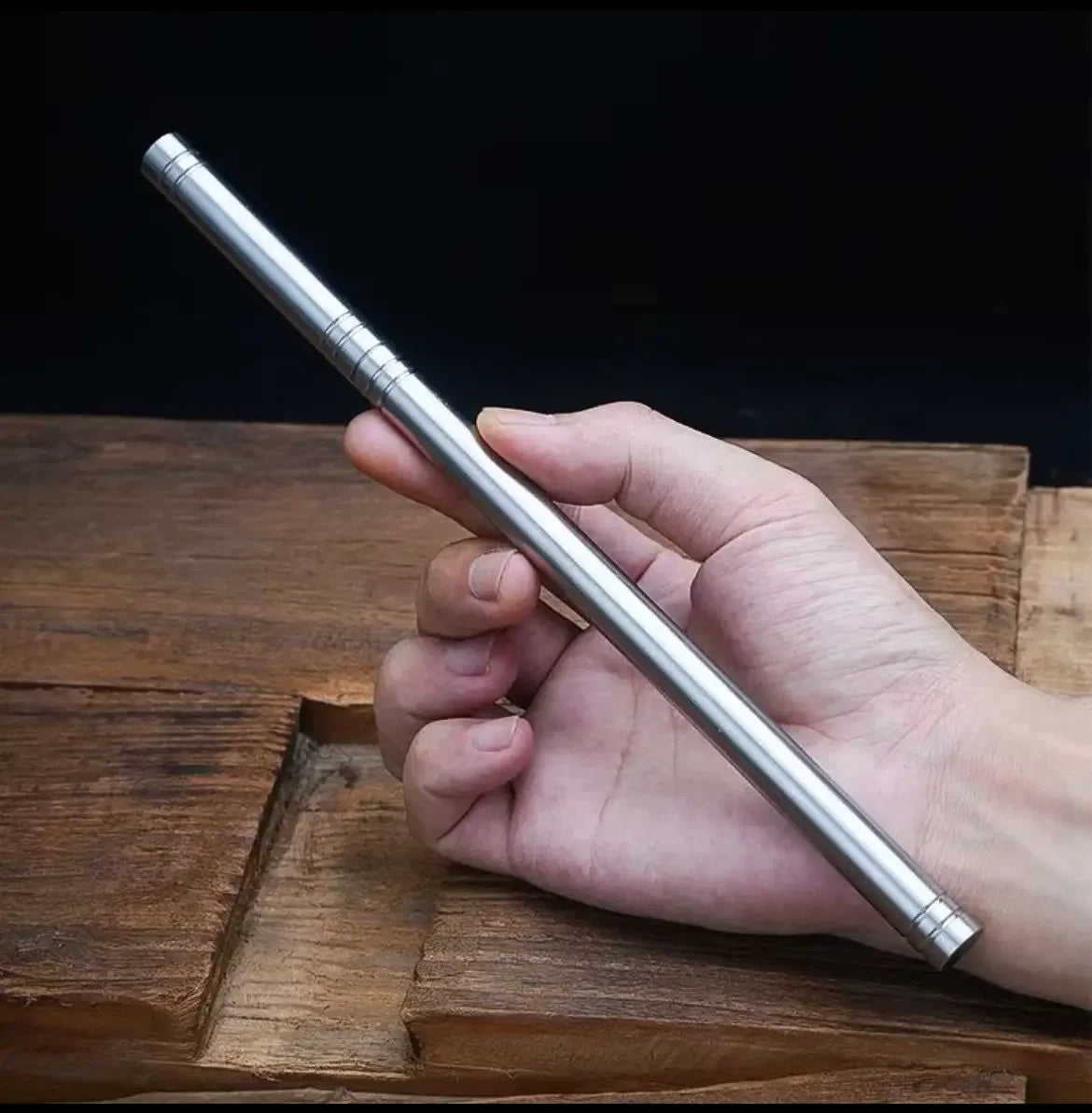 All-Steel Bully Stick Fruit & Tea Knife - Home & Outdoor Steak Knife, Camping Tool
