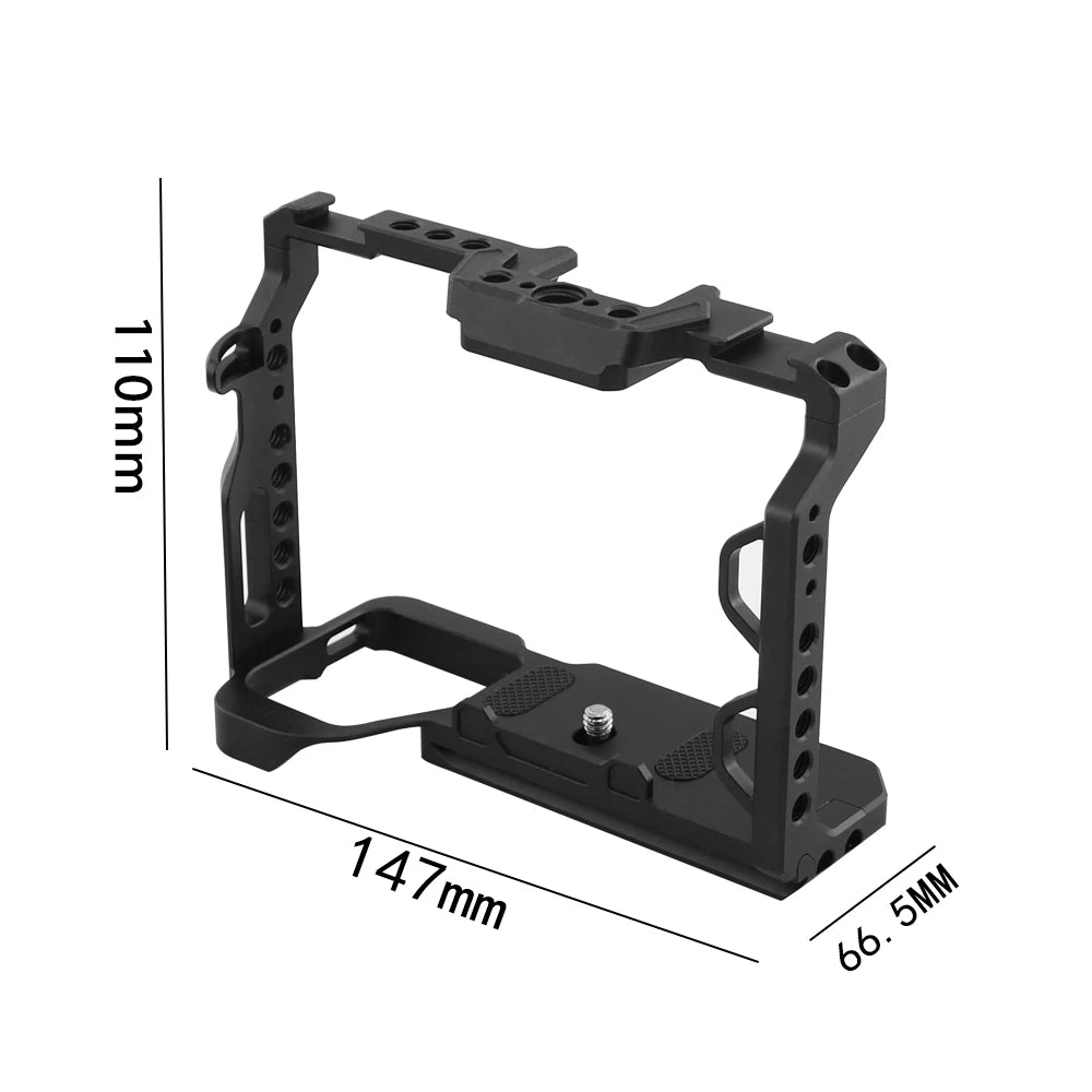 Sony A7 Camera Cage Rig - Arca-Swiss Mount with 1/4" & 3/8" Screws for Vertical & Horizontal Shooting