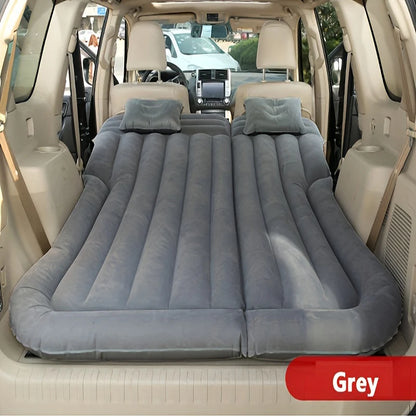 Universal Car Inflatable Travel Mattress - Back Seat Sleeping Bed with Pillow for Camping & Outdoor Comfort