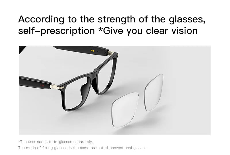 2025 Smart Glasses M01 – Bluetooth Sunglasses with Polarized, Blue Light Filtering Lenses, Waterproof for Men