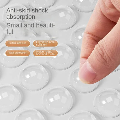 Silicone Door Handle Anti-Collision Pads - Refrigerator Door Stopper, Wall Protector & Noise-Reducing Buffer Stickers (3329/3441)