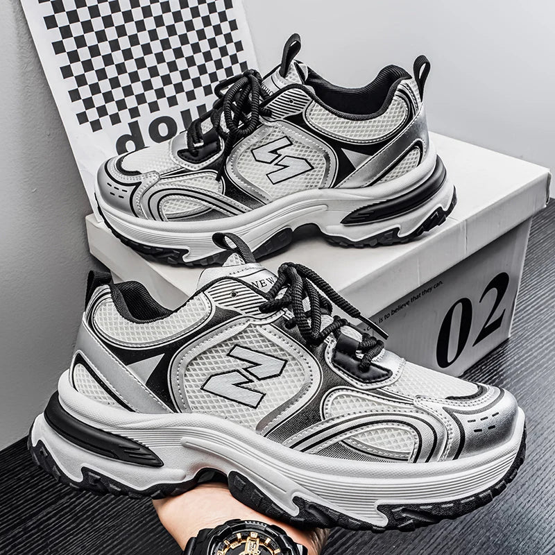 Men’s Casual Outdoor Shoes - Comfortable Hiking Sneakers for Sports, Streetwear & Everyday Wear