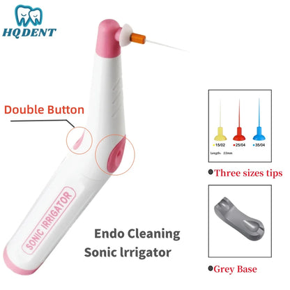 Dentistry Endo Sonic Irrigator with 120PCS Tips – Dentist Vibration Cleaning Instrument for Root Canal Treatment