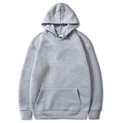 Men’s & Women’s Oversized Hoodies — Casual Fleece Pullover Sweatshirts Warm Spring Autumn Tops Black & Multi-Color
