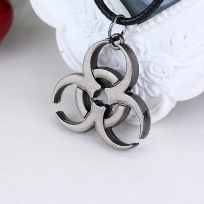 Resident Evil Symbol Necklace - Unisex Pendant Chain for Cosplay, Parties & Fan Gifts