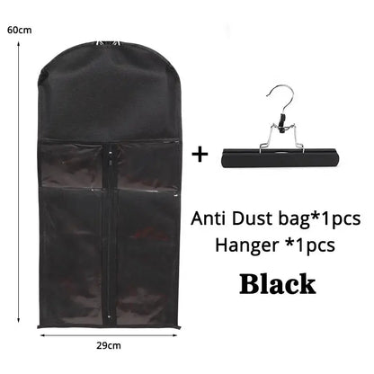 Wig Storage Bag with Hanger - Dustproof Protective Organizer Case for Hair Extensions & Wigs