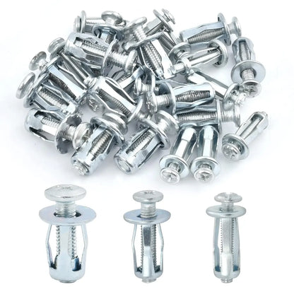 Petal Screw Jack Nuts & Expansion Plugs – Curtain Clamp, Rivet Lock Bolt, and Wall Fasteners
