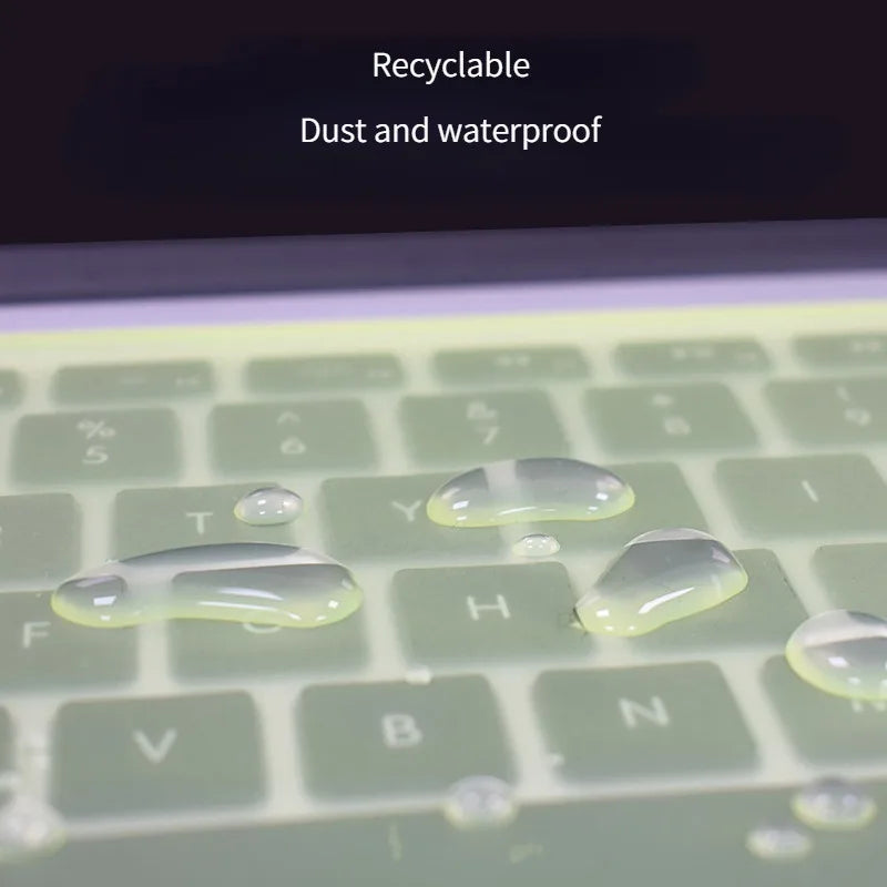 Universal Silicone Laptop Keyboard Cover Protector – 12–17 Inch Dustproof Keyboard Skin for Notebook Computers