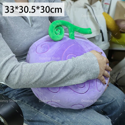 One Piece Plush Pillow Doll – Large Devil Fruit Anime Luffy, Chopper & Op-Op Stuffed Toy for Birthday Gift