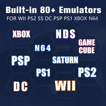 NEW Super Console U7 Plug & Play Retro Game Console – 1TB HDD, 70,000+ Games, Windows 11, 4GB RAM, 60 Emulators (PS2, Wii, PSP, GameCube) for TV Gaming